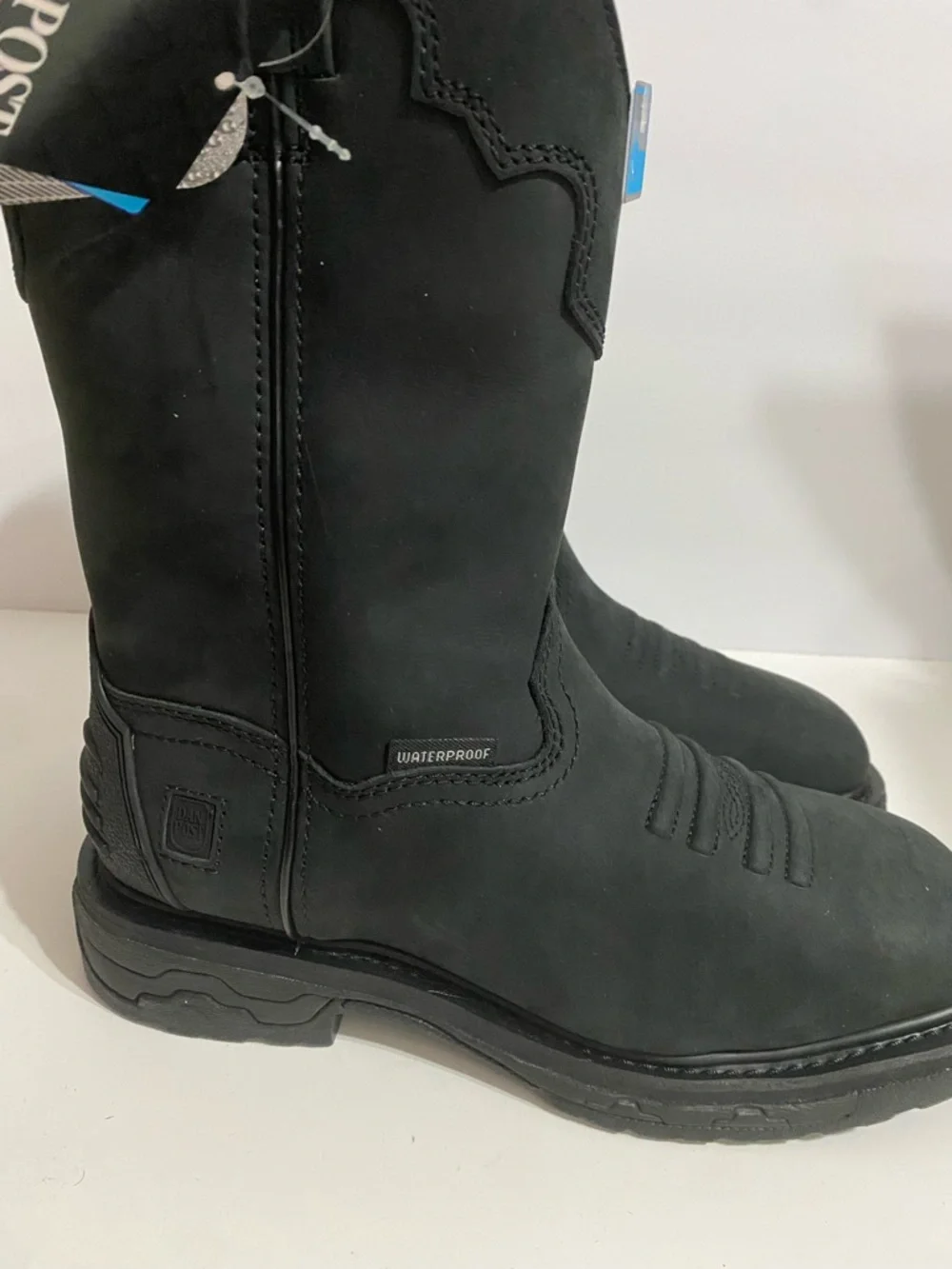 Dan Post Blayde 11” Work Boots DP66450 Black Waterproof Soft Toe Men’s Size 7D - Picture 11 of 12